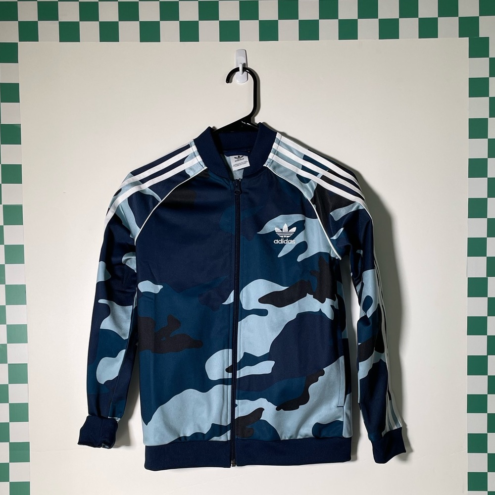 Adidas Fashion Camo Zip Up (Size: Med, Youth 11-12)